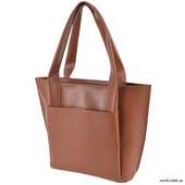 
                             Елегантна сумка в стилі "Tote Bag" від українського бренду  "LucheRino"  виготовлена з високоякісного шкірзамінника та фурнітури в кольорі  - нікель.